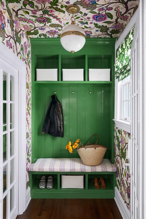 mudroom Wallpaper Mudroom, Georgian Style Homes, Mudroom Decor, Den Bedroom, Living Room Den, Mudroom Design, Best Outdoor Furniture, Bathroom Tile Designs, Room Paint Colors