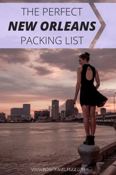 The Perfect New Orleans Packing List Packing List For New Orleans, New Orleans Packing List, New Orleans Fall, Packing List Winter, American Roadtrip, Weekend In New Orleans, Trip To New Orleans, Weekend Packing, New Orleans Vacation