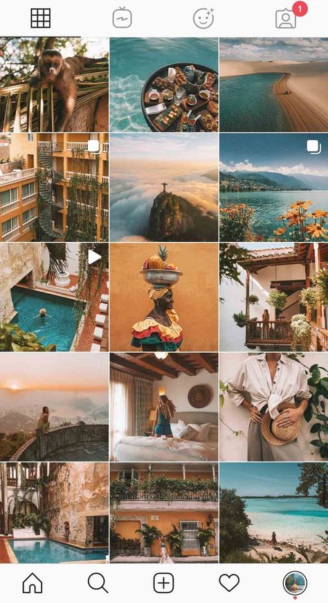 Insta Feed Ideas Aesthetic Colorful, Instagram Feed Color, Instagram Theme Ideas Color Schemes, Instagram Feed Theme Layout, Instagram Feed Goals, Instagram Feed Tips, Best Instagram Feeds, Instagram Apps, Instagram Feed Layout