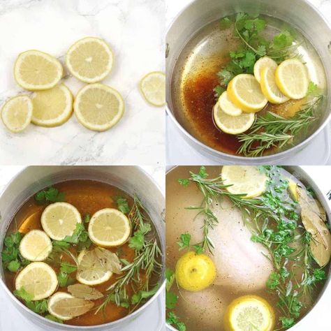 Best Chicken Brine Recipe (How To Brine Chicken) Easy Chicken Brine Recipe, Brine Recipe For Chicken, Chicken Brine Recipe For Frying, Whole Chicken Brine Recipes, Chicken Leg Brine, Brining Chicken, Whole Chicken Brine, Fried Chicken Brine Recipe, Chicken Brine Recipe For Grilling