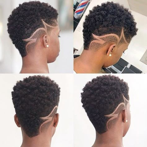 Black Haircut Styles, Natural Hair Haircuts, Shaved Designs, Natural Haircuts, Cabello Afro Natural, Short Natural Haircuts, Short Hair Designs, Short Natural Hairstyles, Shaved Hair Designs