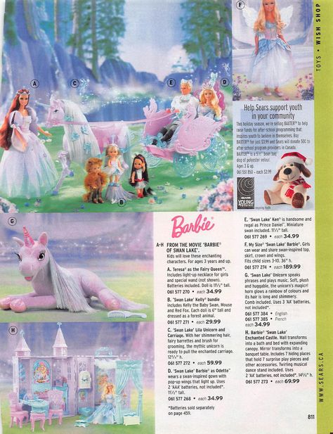 Barbie Magazine 2000, Barbie Catalog, Sears Wish Book, Barbie Magazine, Barbie Stickers, Barbie Booklet, Real Fairy, Barbie Swan Lake, Real Fairies