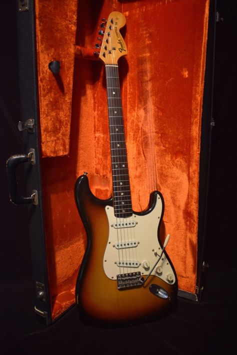 1970 Fender Stratocaster 70-Sunburst Burst Sunburst Stratocaster, Fender Stratocaster Sunburst, Fender Strat, Sun Burst, Pedal Board, Fender Stratocaster, Fender Guitars, Christmas Wishlist, Electric Guitar