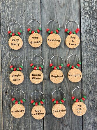 Corks Crafts, Cork Creations, Cork Christmas, Diy Cork, Drink Markers, Wine Cork Diy Crafts, Cork Ideas, Wine Cork Projects, Wine Cork Ornaments