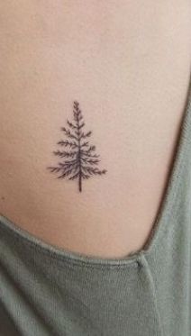 Evergreen Tattoo, Tree Tattoo Ankle, Evergreen Tree Tattoo, Pine Tattoo, Tattoo Tree, Beauty Tattoo, Pine Tree Tattoo, Palm Tree Tattoo, Back Tattoos