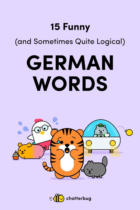 After reading this blogpost, you won't be able to forget these uniquely German words! That's the beauty of language learning; it changes the way you see the world! 🤓 German Language Funny, Funny German Words, Latin Language, Cute Words, German Words, World Languages, German Language Learning, Language Study, Learn German