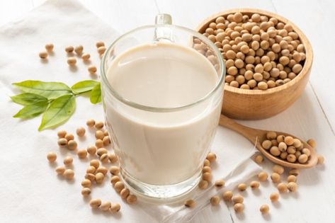 Phytoestrogens, which are present in soy products, have the ability to bind to receptors like estrogen. But scientists are still untangling soy’s impacts on hormonal health. Height Growth Tips, Soy Milk Benefits, Clean Cocktails, Clean Food Recipes, Height Growth, Soy Products, Milk Alternatives, Agriculture Farming, Hormone Replacement