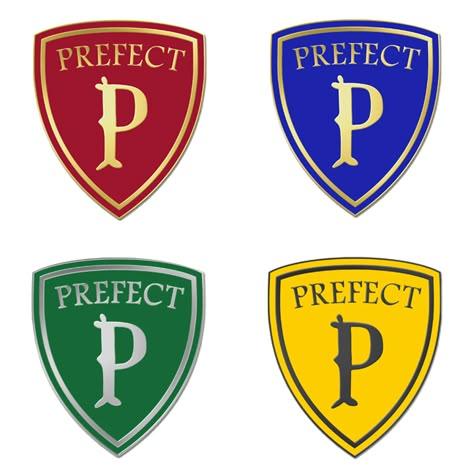 Harry Potter Prefect Badge, Prefect Badges, Hogwarts Prefect, Harry Potter House Decorations, Wizard Classroom, Library Harry Potter, Harry Potter Book Club, Prefect Badge, Harry Potter Cricut