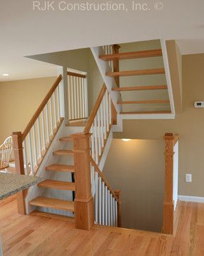 Small Loft Spaces, Beach Stairs, Transitional Staircase, Traditional Staircase, Stair Remodel, Small Loft, The Staircase, Dc Metro, Loft Conversion