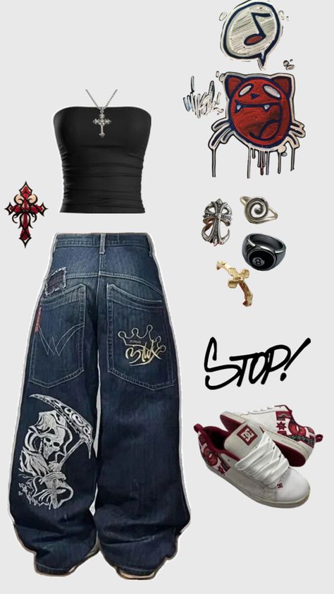 Unlock the ultimate Y2K vintage skater vibe with these trendy outfits! Dive into retro fashion with baggy jeans, graphic tees, and chunky sneakers. Perfect for a nostalgic skate park session or casual street style. #Y2KFashion #VintageSkater #RetroStyle #SkaterOutfits #2000sFashion #BaggyJeans #GraphicTees #ChunkySneakers #SkateStyle #Streetwear #Y2KTrend #VintageClothing #SkaterGirl #SkateboardFashion #ThrowbackFashion #NostalgicStyle #Y2KVibes #Early2000sFashion #SkaterAesthetic #Y2KOutfits 2000 Style Outfits, Y2k Outfits Aesthetic, Y2k Street Style, Skater Outfit, Street Style Outfits Casual, Estilo Emo, Vintage Skater, Outfit Inspo Casual, Baggy Clothes