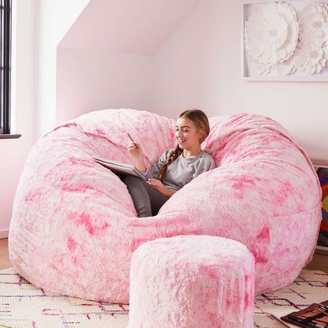 Oversized Bean Bag Chairs, Comfortable Living Room Furniture, Bean Bag Living Room, Fur Bean Bag, Comfortable Living Room, Bean Bag Bed, Large Bean Bags, Giant Bean Bags, Bean Bag Sofa