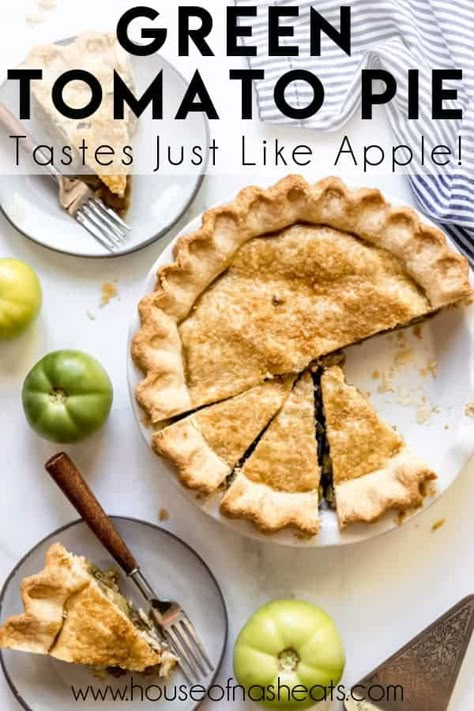 Actresses With Short Hair, Green Tomato Pie, Making Apple Pie, Southern Tomato Pie, Tomato Pie Recipe, Women With Short Hair, Green Tomato Recipes, Tomato Dishes, Garden Tomatoes