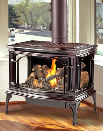 Direct Vent Gas Stove, Gas Stove Fireplace, Fireplace Wood Burning, Stove Installation, Fireplace Wood, Gas Fireplace Insert, Wood Stove Fireplace, Propane Stove, Cast Iron Stove