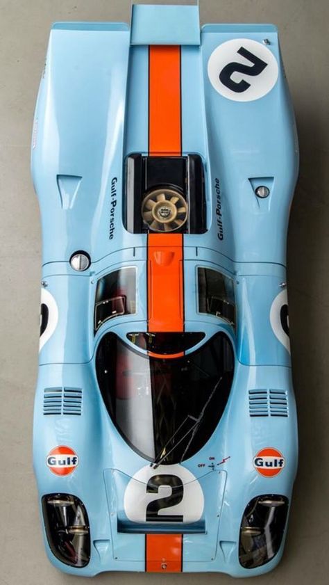 Porsche 917 Gulf, Gulf Racing, Auto Retro, Porsche Classic, Porsche 917, Classic Racing Cars, Vw Porsche, Vintage Race Car, Classic Porsche