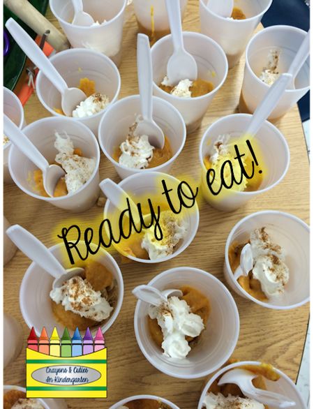 Pumpkin Pie In A Bag For Kids, Pumpkin Pie In A Cup Recipe, Preschool Cooking Activities, Pilgrim Food, Individual Pumpkin Pie, Pumpkin Activities Preschool, Pie Craft, Pumpkins Preschool, Preschool Food