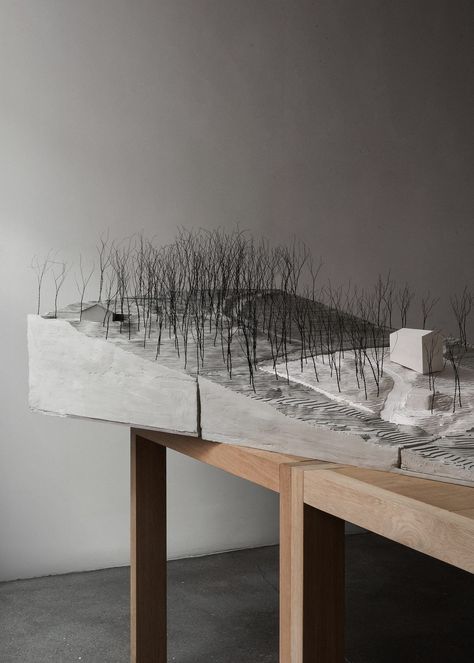 Works – Kolman Boye Architects Architecture Model Trees, Cross Laminated Timber, Maquette Architecture, Bavarian Forest, Site Models, Baba Jaga, Site Model, Agricultural Buildings, Timber Buildings