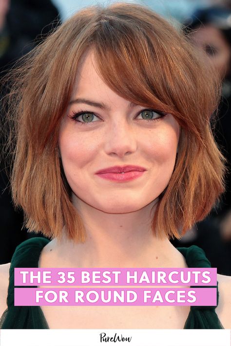 undefined beauty,experts,hair,hair-cut Bob With Face Frame Layers, Female Haircuts For Round Faces, Thick Hair Lob Round Face, Haircuts To Slim Round Face, Lob With Side Bangs Round Face, Short Hairstyle Women Round Face Straight Hair, Bob With Curtain Bangs Round Face, Bobs Round Face, Best Bob For Round Face