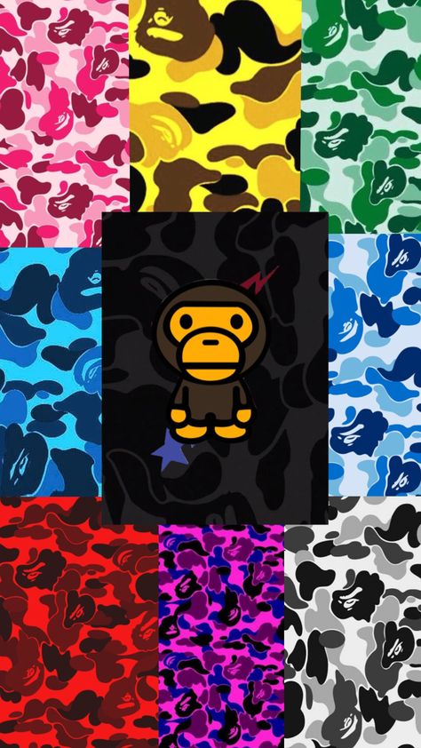 Bape Aesthetic Pfp, Bape Wallpaper Iphone Hd, Bape Aesthetic Wallpaper, Pink Bape Wallpaper, Bape Camo Wallpaper, Bape Wallpaper, Custom Ipad Wallpaper, Bape Shark Wallpaper, Bape Cartoon