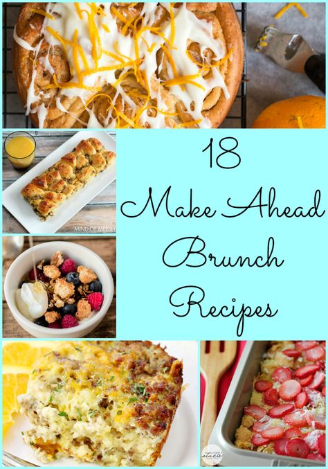 18 Make Ahead Brunch Recipes- Love, Pasta and a Tool Belt | brunch | recipes | breakfast | brunch recipes | food | Make Ahead Brunch Recipes, Baby Shower Brunch Food, Christmas Brunch Recipes, Make Ahead Brunch, Breakfast And Brunch, Birthday Brunch, Easy Brunch, Brunch Menu, Christmas Breakfast