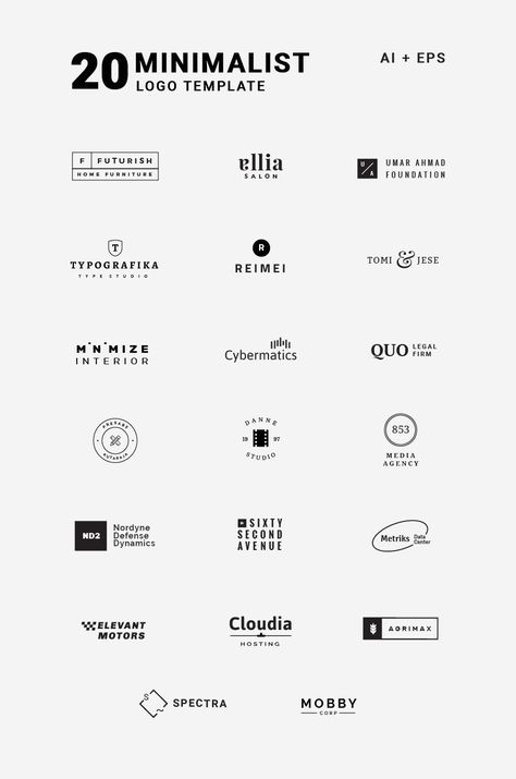 Free 20 minimal vector logo templates can be used to create your own logo design or logos for your clients. Rock Logo Design Ideas, Label Kemasan, Alphabet Logo, Logos Vintage, Inspiration Logo Design, Create Logo, Minimal Logo Design, Logo Design Free, Logo Label