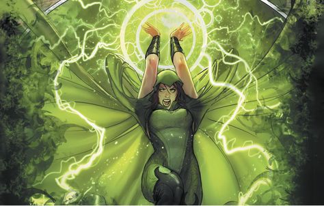 10 of the Most Powerful Female Villains in the DC Universe Dc Enchantress, Enchantress Dc Comics, Enchantress Dc, Enchantress Marvel, Stjepan Sejic, Dc Comics Women, King Shark, Justice League Dark, Female Villains