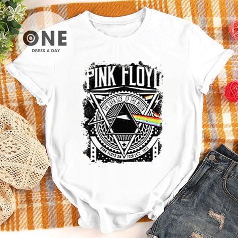 Pink Floyd T Shirt, Dark Side Of The Moon, Pink Floyd, Dark Side, The Moon, Moon, Pink, T Shirt