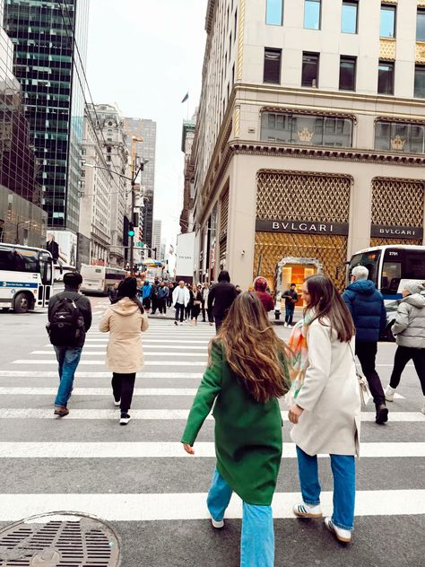 NYC 5th Ave street crossing Street Crossing, Nyc Street, Pins