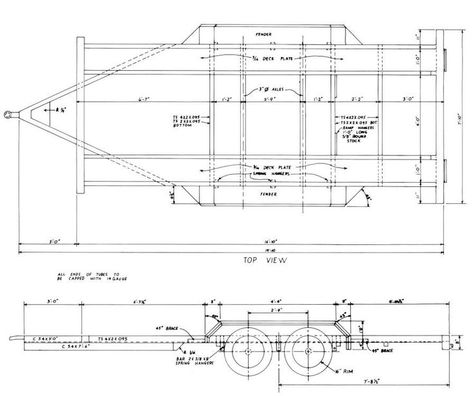 Details about 16 CAR TRAILER BUILDING PLANS CD CAR HAULER TRUCK FARM HOW TO  CD Car Trailer Plans, Metalwork Projects, Hauler Truck, Offroad Trailer, Homemade Trailer, Car Hauler Trailer, Work Trailer, Trailer Kits, Expedition Trailer