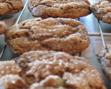 Chewy Triple Ginger Cookies Recipe - Food.com Triple Ginger Cookies Recipe, Ginger Cookies Recipe, Ginger Cookie Recipes, Central Market, Candied Fruit, Ginger Cookies, Cookies Recipe, Fresh Ginger, Cookie Bars