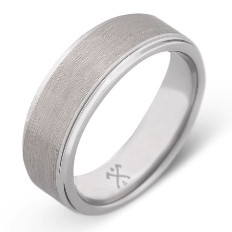 Manly Bands "The Hero" men's wedding band Perfect father's day gift idea. #fathersday #fathers #fathersdaygifts #fathersdaygiftideas #fathersdaygift #dad #expectantdad #family #happyfathersday #husband Mens Wedding Rings Tungsten, Mens Wedding Bands Tungsten, Ring Storage, Rings Mens Wedding Bands, Tungsten Wedding Rings, Men's Wedding Ring, Tungsten Wedding Bands, Silicone Rings, Mens Wedding Rings