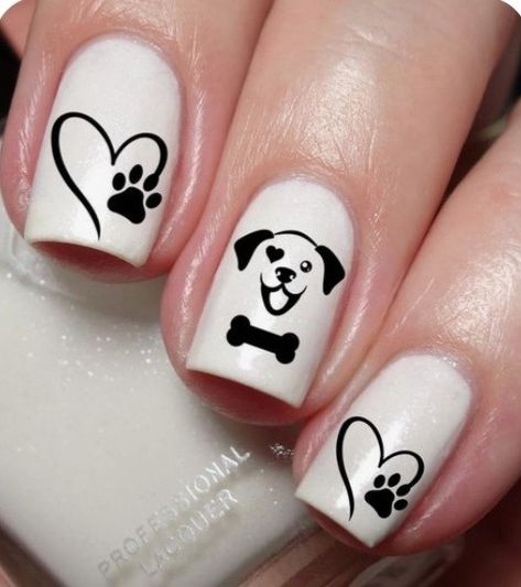 Dog Print Nail Designs, Dog Print, Nail Design, Nail Designs, Nails, Design