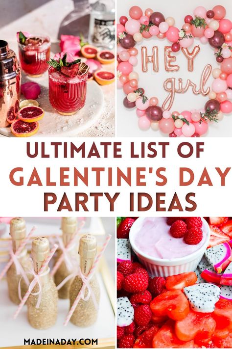 Galentines Day Ideas, Day Party Ideas, Galentines Party, Diy Tray, Galentines Day, My Funny Valentine, Relief Society, Valentines Party, Valentines Day Party