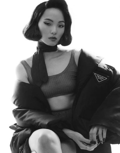 Xiao Wen Ju, Sebastian Kim, Hair Test, Elle Us, Vogue Australia, Harper’s Bazaar, Vogue Russia, Naomi Campbell, Harper's Bazaar