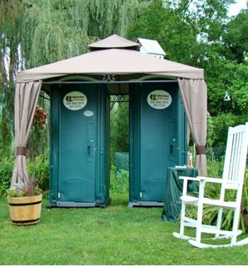 We have to have a porta potty, so might as well make it look good. :) Porta Potty Ideas, Wedding Restroom, Adirondack Wedding, Porta Potty, Portable Restrooms, Charleston Sc Wedding, Cottage Wedding, Event Solutions, Portable Toilet