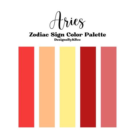 Zodiac Sign Colors Palette, Zodiac Signs Colors, Aries And Capricorn, Flat Color Palette, Autograph Book Disney, Disney Princess Colors, Aries Zodiac Sign, Color Palette Challenge, Stunning Hairstyles