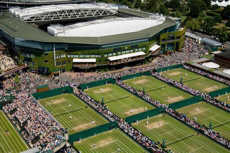 Wimbledon 2017 Wimbledon Centre Court, Tennis Aesthetic, Tennis Life, Wimbledon, Tennis Court, Baseball Field, Tennis, Basketball Court, Lifestyle