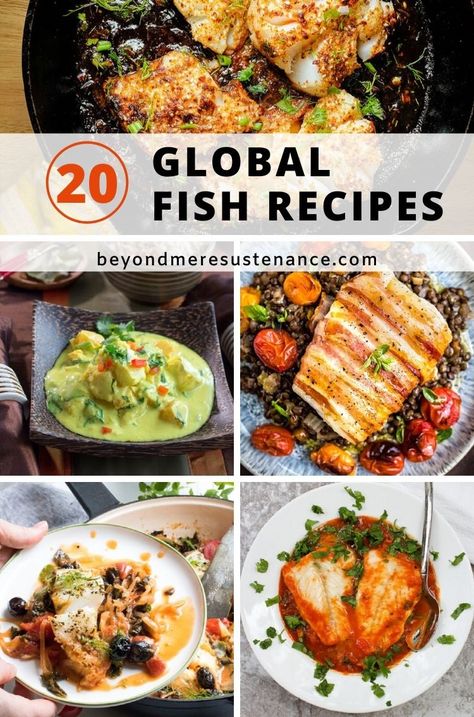 Whether you're looking to lighten up your diet or just love fish, I've got 20 Global Fish Recipes for cooler weather including curries, soups, stews that are sure perfect for cooler weather! #globalfishrecipes #internationalfishrecipes #healthyfishrecipes #fallfishrecipes #fishstew #pescatarianrecipes #Lentrecipes #winterfishrecipes Fish Specials Dinners, Fun Fish Recipes, Fish Dinners, Pescatarian Diet, Squid Recipes, Baking Secrets, Lent Recipes, Best Seafood Recipes, Fish Recipes Healthy