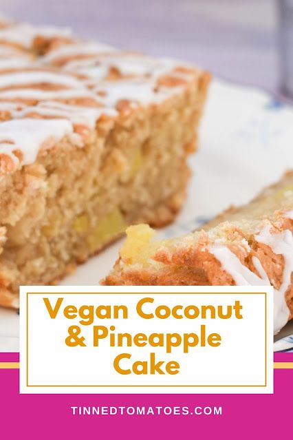 Tinned Pineapple Recipes, Vegan Pineapple Cake, Easy Loaf Cake, Vegan Fruit Cake, Pineapple Coconut Cake, Vegan Coconut Cake, Coconut Pineapple Cake, Coconut Pound Cakes, Eggless Cake Recipe