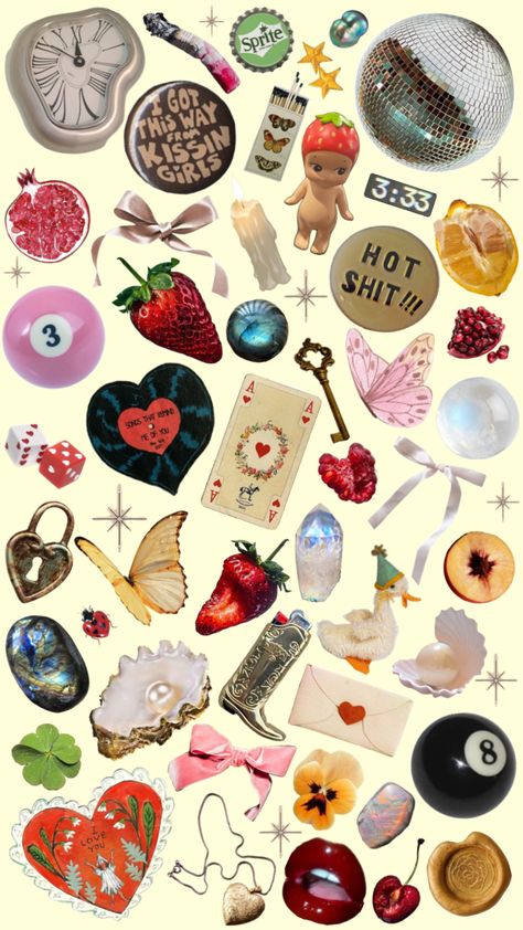 #wallpaper #eclectic #vibes #vintage #fruity #sonnyangel #crystals #333 #yeehaw Wallpaper Eclectic, Aura Background, Scrapbook Printing, Phone Wallpaper Patterns, Wow Art, Art Collage Wall, Scrapbook Journal, Funky Art, Background Wallpaper