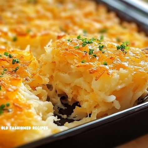 Grated Hashbrown Recipes, Hashbrown Dinner Ideas, Hashbrowns For A Large Group, How To Make Hashbrowns From Potatoes, Cheesy Potato Casserole With Hashbrowns, Hashbrowns In The Oven, Cheesey Potatoes Hashbrowns, Homemade Hashbrowns Easy, Potato Casserole With Hashbrowns