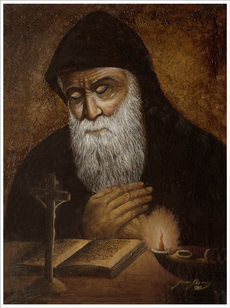 Saint Feast Days, St Charbel, Jesus Artwork, The Tabernacle, Child Jesus, Jesus Art, The Monks, Amazing Art Painting, Believe In God