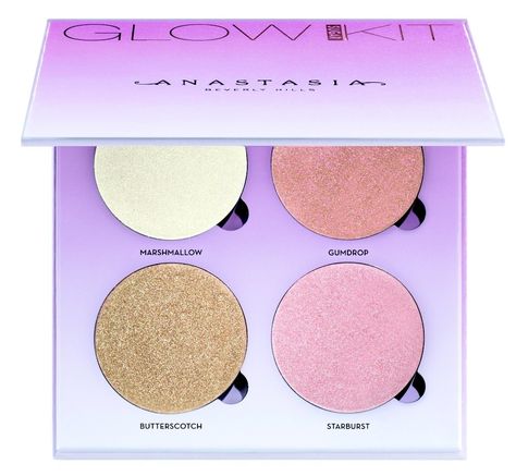 Get Your FIRST LOOK At the Entire Anastasia Beverly Hills Holiday Collection Highlighter Makeup Products, Anastasia Beverly Hills Palette, Anastasia Beverly Hills Glow Kit, Super Glow, Metallic Powder, Smoky Eyes, Anastasia Beverly Hills Makeup, Glow Kit, Powder Highlighter