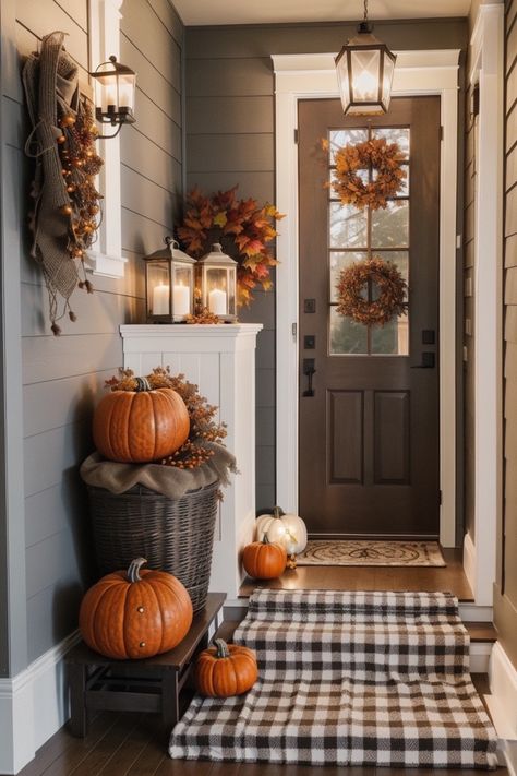 If you’re looking to add a touch of elegance to your home this fall, these 40 classy decor ideas are just what you need. Let’s elevate your space with subtle yet sophisticated touches that make your home feel truly special. Chic Fall Home Decor, Classy Fall Decor, Decor Inspiration Bedroom, Fashion Decor Bedroom, Small Front Porch Decor, Cosy Homes, Fall Porches, Fall Room Decor, Fall Decor Diy Crafts