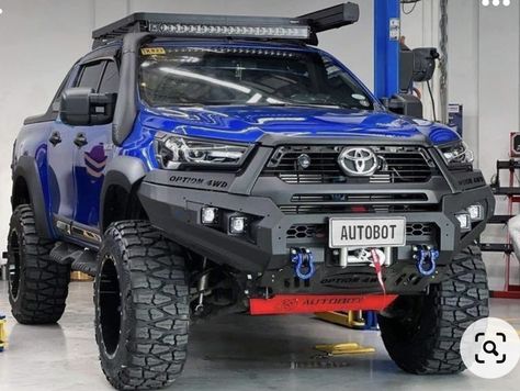 Hilux Modified, Toyota Trucks 4x4, Mobil Off Road, Toyota Pickup 4x4, Toyota Cruiser, Tactical Truck, Toyota Suv, Van Storage, Pickup Car