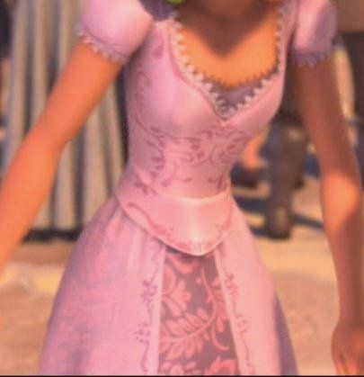 Tangled - End of movie dress detail Family Disneybound, Tangled Outfit, Pink Dress Pattern, Tangled Dress, Rapunzel Outfit, Dream Costume, Rapunzel Cosplay, Winter Costume, Cosplay Reference