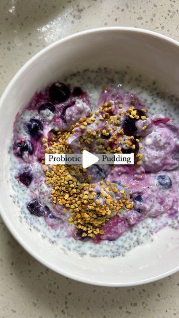 Fiona | Recipes & Wellness on Instagram: "Probiotic Chia Pudding 👇🏼

Chia seeds get a bad rap, but I’ve been making this on repeat and it’s been helping my digestion immensely

I’ll eat it as a snack or add extra protein to turn it into a bigger meal. You can add protein powder/greek yogurt into it or serve with sausage/eggs/beef etc. 

👉🏼 raw kefir has 9g of protein per cup plus essential nutrients and probiotics to support gut health 

👉🏼 chia seeds contain fiber that can support healthy 💩 (if you’re prone to being backed up tho, go easy on the fiber) 

👉🏼 blueberries are one of the most nutrient dense fruits full of antioxidants, polyphenols and FLAVOR 

👉🏼 bee pollen contains many micronutrients, it can support the immune system, and consuming local pollen may help with alle Nutrient Dense Food, Sausage And Egg, Big Meals, Nutrient Dense, Frozen Blueberries, Chia Pudding, Chia Seeds, Kefir, On Repeat