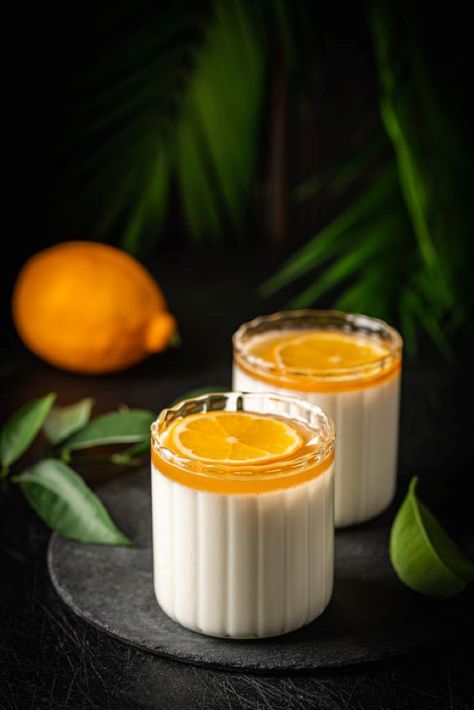 Lemon Verbena Panna Cotta - From Farmhouse to Florida Lemon Verbena Recipes, Panna Cotta Recipe, Herbal Teas Recipes, Stone Fruits, Dried Lemon, Mojito Recipe, Herbal Apothecary, Honey Syrup, Herbal Infusion