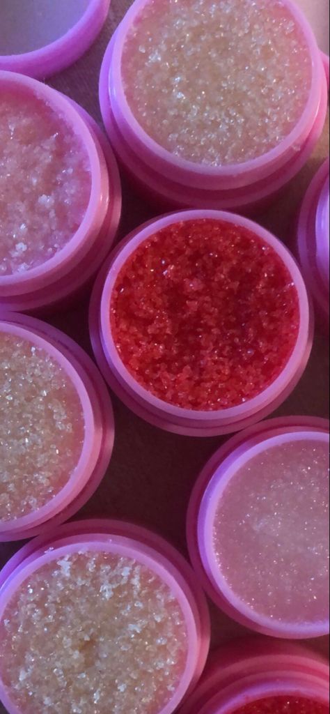 Lipcare Aesthetic, Lip Scrub Aesthetic, Esthetician Lifestyle, Lip Scrub Small Business, Lip Gloss Business Aesthetic, Lip Balm Aesthetic, Scrub Business, Lipgloss Buisness, Pink Lips Scrub