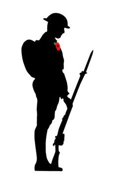 Soldier Silhouette Free Printable, Soldier Silhouette Tattoo, Remembrance Day Soldier Silhouette, Anzac Soldier Silhouette, Lest We Forget Silhouette, Soldier Template Free Printable, Soldier Silhouette Stencils, Soldier Silhouette Image, Veteran Silhouette