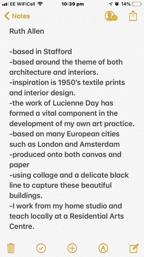 Ruth Allen facts A Level Art Analysis, Art Gcse Analysis, Ruth Allen Art, Exposure Poem Analysis Gcse, In The News Gcse Art Mind Map, Ruth Allen Artist Research, Ruth Allen, Lucienne Day, Gcse Textiles